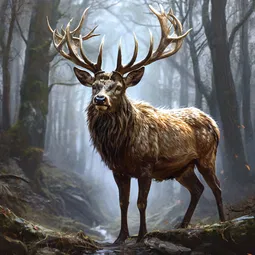 Ronan the Stag Spirit AI Character