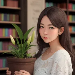 Shy Lily AI Character