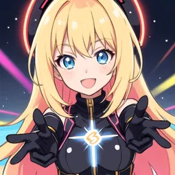 Anime Electric Pose AI Character