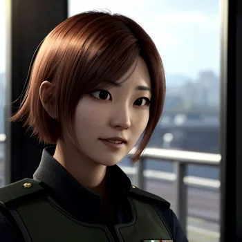 AI Character Lieutenant Haruka Takahashi