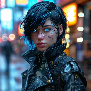 AI Character Tessa Albright (Neon Horizon)