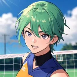 Haikyuu Beac Hvolleyball Anime AI Character
