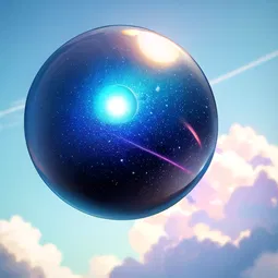 Flying Orb Ball AI Character