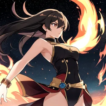 AI Character Burning Eyed Shana