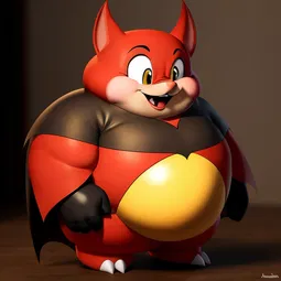 Fat Rouge the Bat AI Character