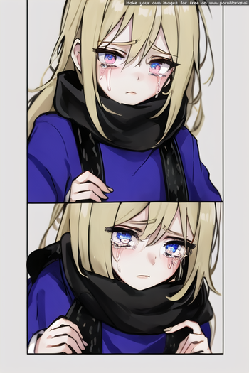 AI Character Sasha Crying Sister