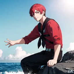 Fishing Pole and Reel AI Character
