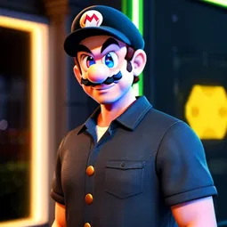 AI Mario AI Character