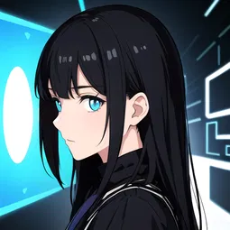 Full Black AI Character