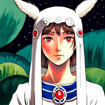 AI Character San (Mononoke Hime)