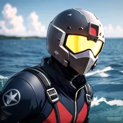 Helldiver Helmet AI Character