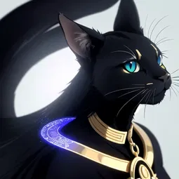 Egyptian Cat Statue AI Character