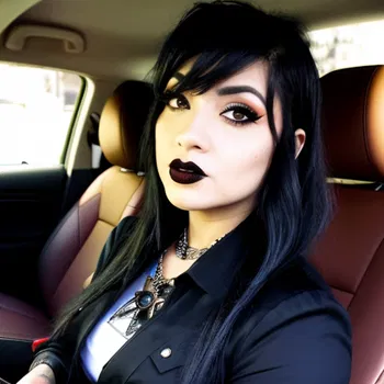 AI Character Latina Goth