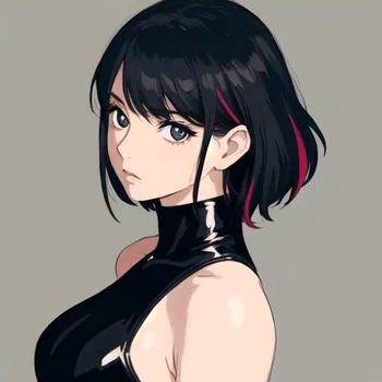 AI Character Black Leotard