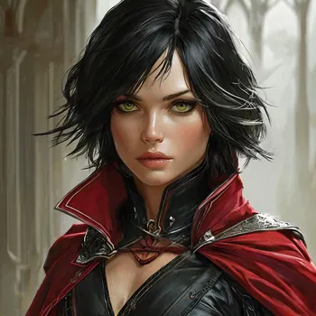 AI Character Seraphina Vale (The Crimson Pact)