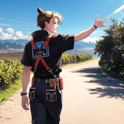 Back To The Future Costume AI Character