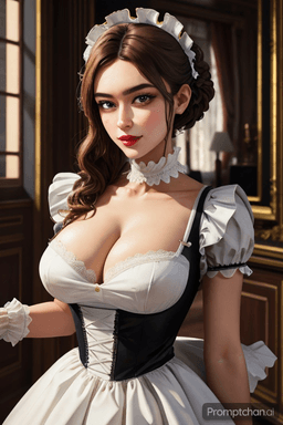 AI Character A Young Maid