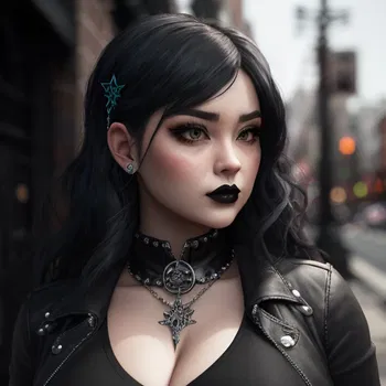 AI Character Thicc Goth