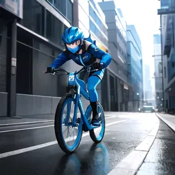 Bluey Bike AI Character