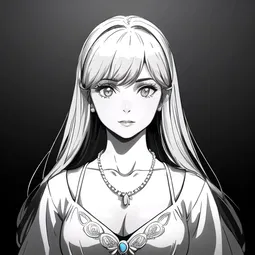 Shell Necklace AI Character