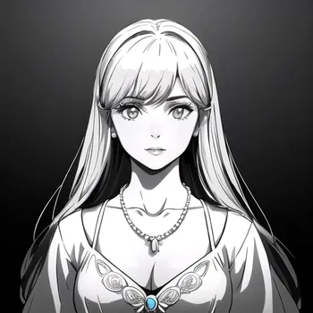 AI Character Shell Necklace