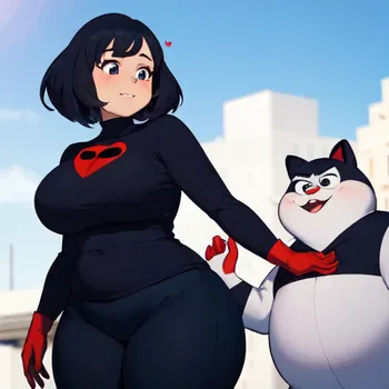 AI Character Fat Elastigirl