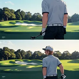 Rusty the Golfer AI Character