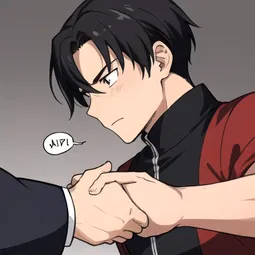 A man of virtue manga AI Character