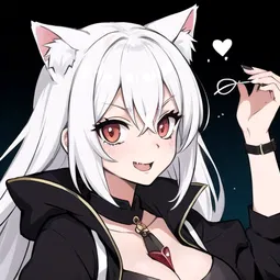 Manga My Spirit Cat is a Female Zombie AI Character