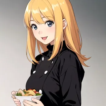 AI Character Food Cute