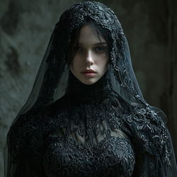 AI Character The Veiled Lady