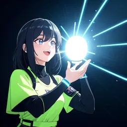 Glow In The Dark Tape AI Character