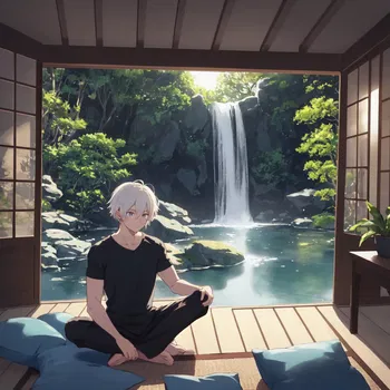 AI Character Zen Brother Meditation