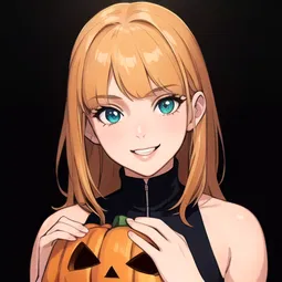 Astrid the Jack-o'-Lantern AI Character