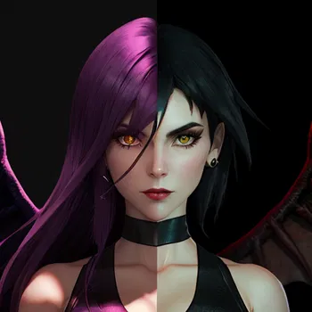 AI Character Lilith and Morrigan Fuse