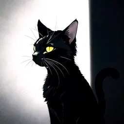 Dark Cat AI Character