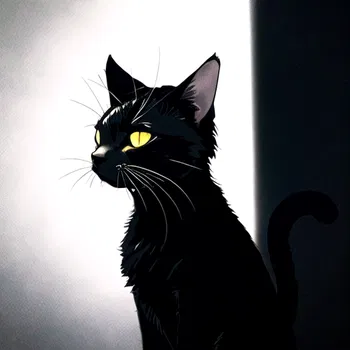 AI Character Dark Cat