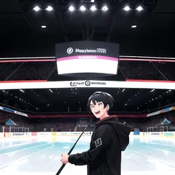 Goggin Ice Center AI Character
