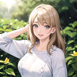 Flower Sweater AI Character