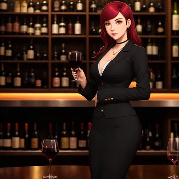 AI Character Craving a Wine Night 