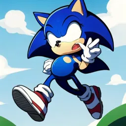 Sonic Pregnant AI Character