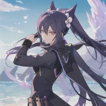 AI Character Yoruichi Shihōin Futanari