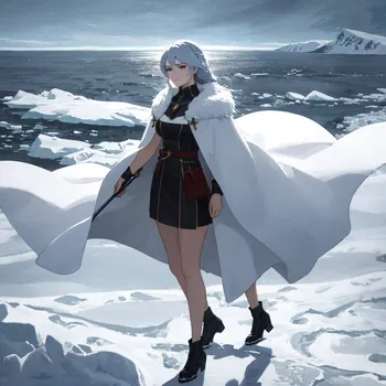 AI Character Isolde Snowfall