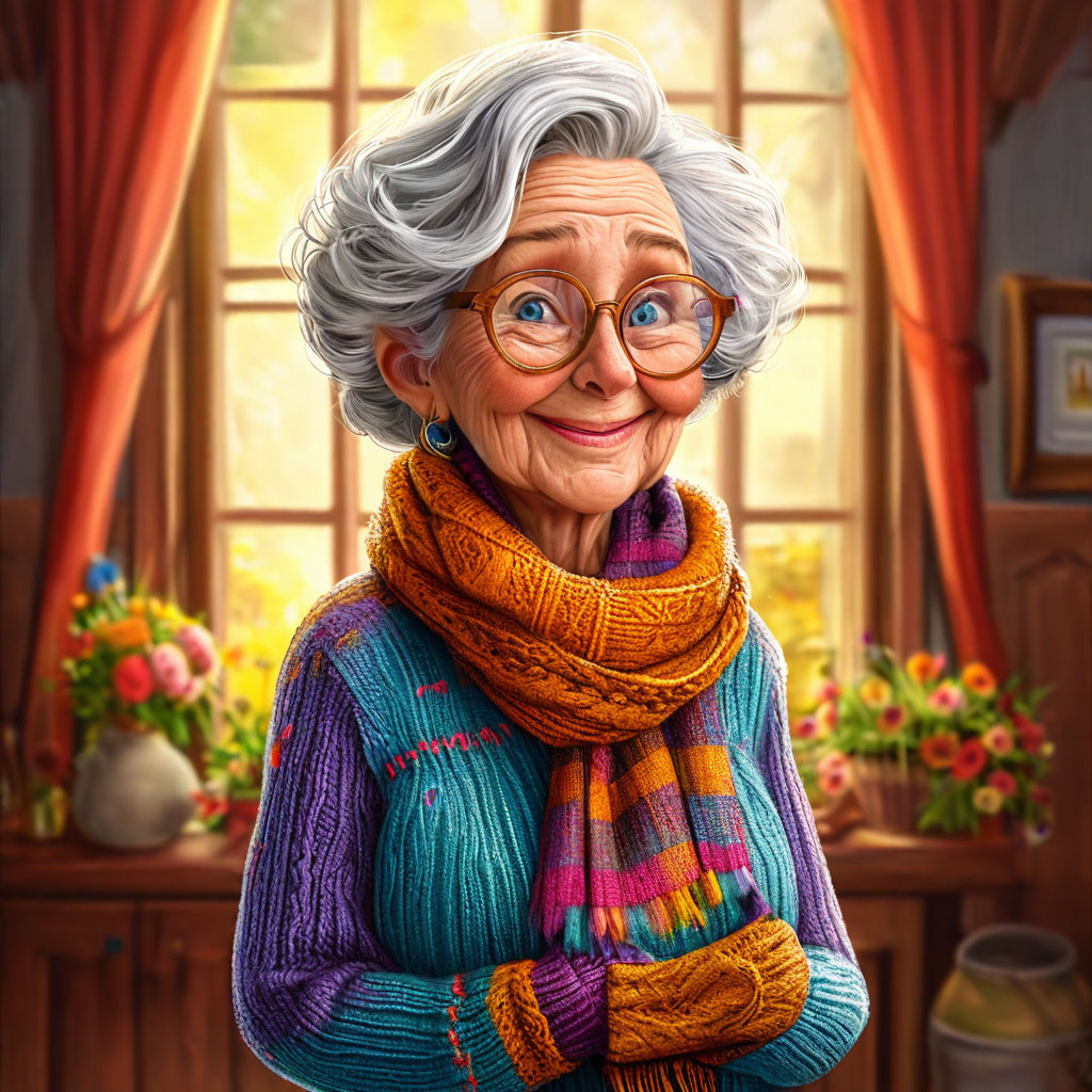 AI Character Nora Wise Grandma