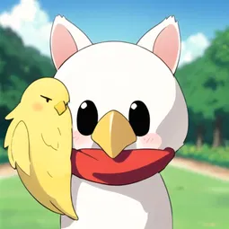 Cute Anime Chicken AI Character