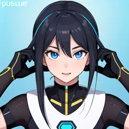 Pulse, The Spark of Neon AI Character