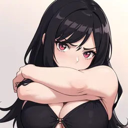 BBW Goth AI Character
