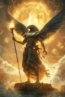 AI Character Horus, God of the Sky