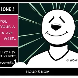 More Than You Think Comic AI Character