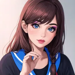 Girl Scout Cookies Makeup Collaboration AI Character